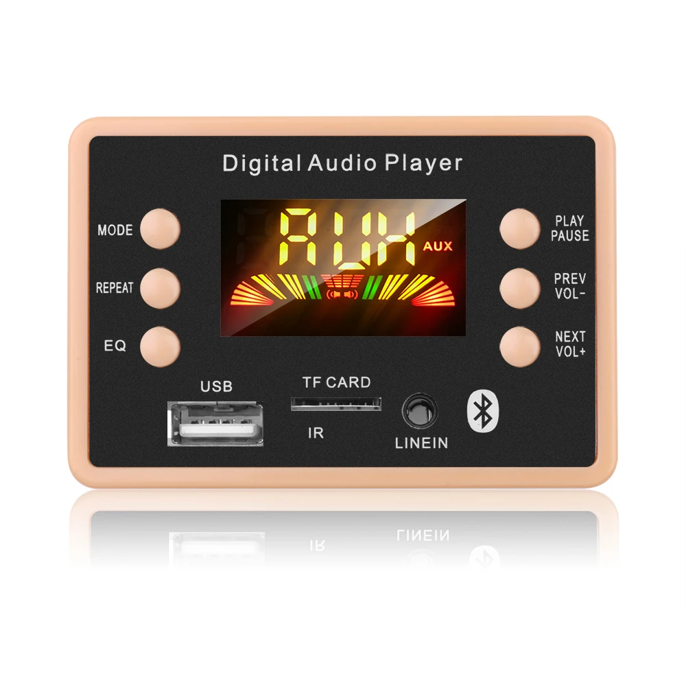 Bluetooth 5 0 MP3 декодер модуль платы декодирования в 12 В Автомобильный USB MP3-плеер WMA WAV TF