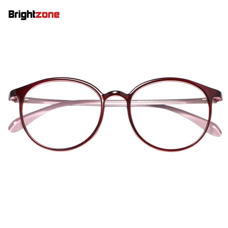 

Fashion Women TR90 Ultra Light Oval Round Women's Full Spectacle Frame Optical Myopia Glasses Oculos De Grau Feminino Armacao