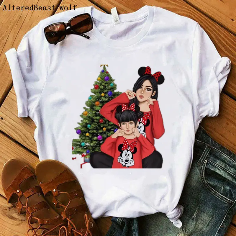 

Fashion Mom T-shirt Clothes Women Casual Short Sleeve Mama T-shirt Female Plus Size O-neck Streetwear Cute Harajuku Printed Tops