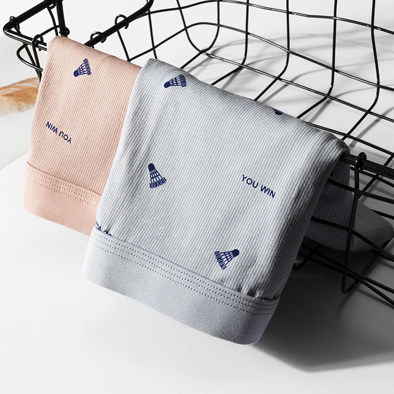 Мужские шорты 4 шт./партия нижнее белье мягкие боксеры 100% хлопок мужские