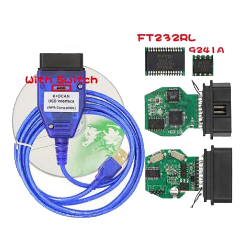 Высокое качество FT232RL FT232RQ полный чип PCB для INPA K DCAN + может USB Диагностический
