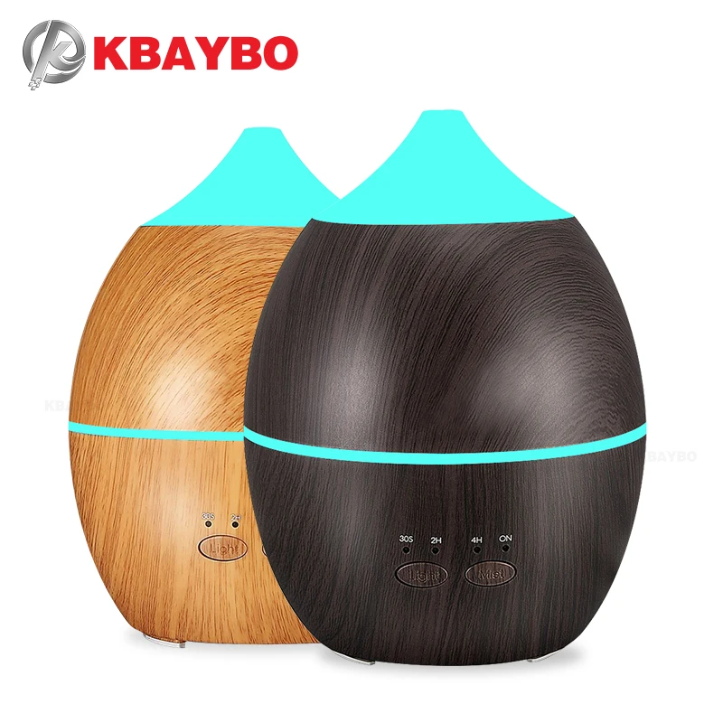 Увлажнитель воздуха KBAYBO 300 мл ароматерапия древесное зерно эфирное масло