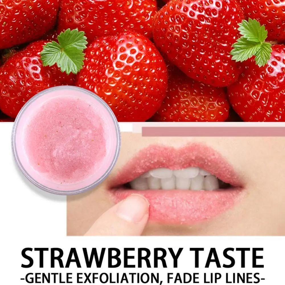 

3 Colors Lip Sugar Moisturizing Lip Scrub Gentle Exfoliating Wrinkle Lips Lip Lip Remove Scrub Lip Care Skin Balm Dead H9V0