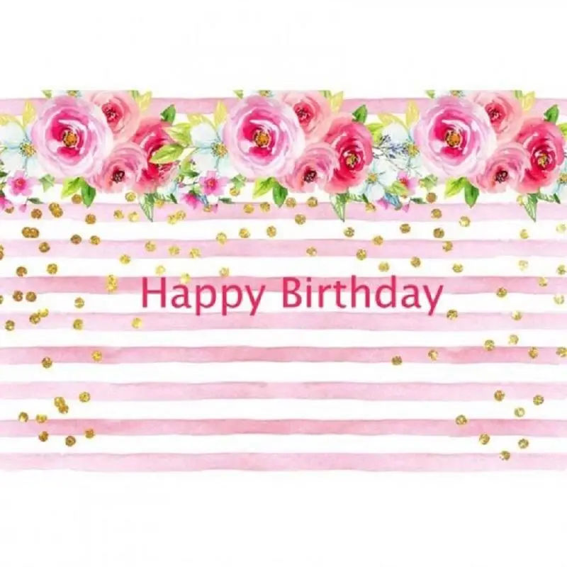 Реквизит для фотостудии Nitree фотография День Рождения декорации розовые цветы