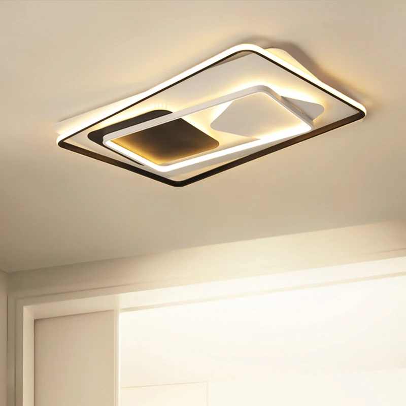 Светодиодная прямоугольная люстра для гостиной спальни|Подвесные светильники| |