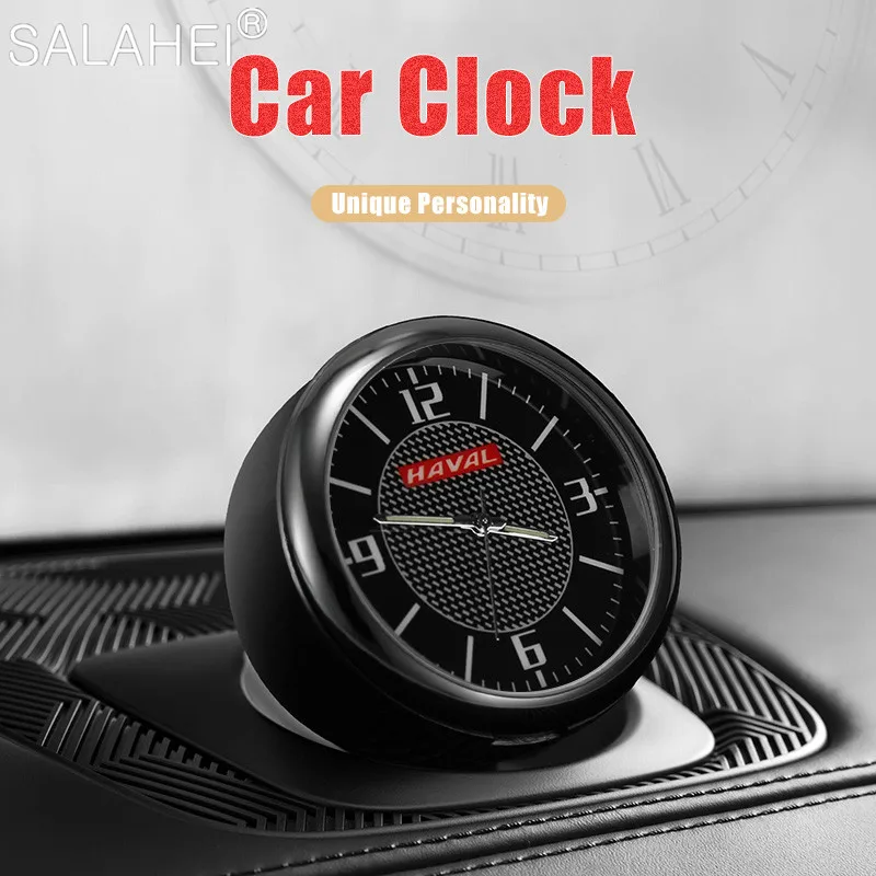 

Car Interior Dashboard Air Outlet Luminous Quartz Clock For Haval H2 H5 H7 H8 H9 H6 Sport Coupe M2 M4 Silah Ornament Accessories