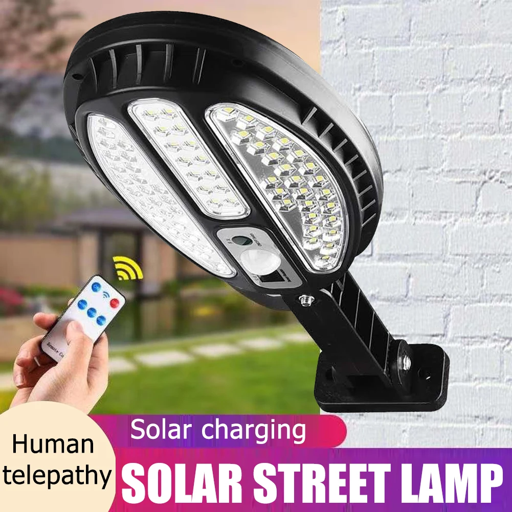 

Solar Street Light Outdoor Solar Lamp Powered Sunlight Waterproof Motion Sensor Garden Lighting Smart Remote Control Wall Light