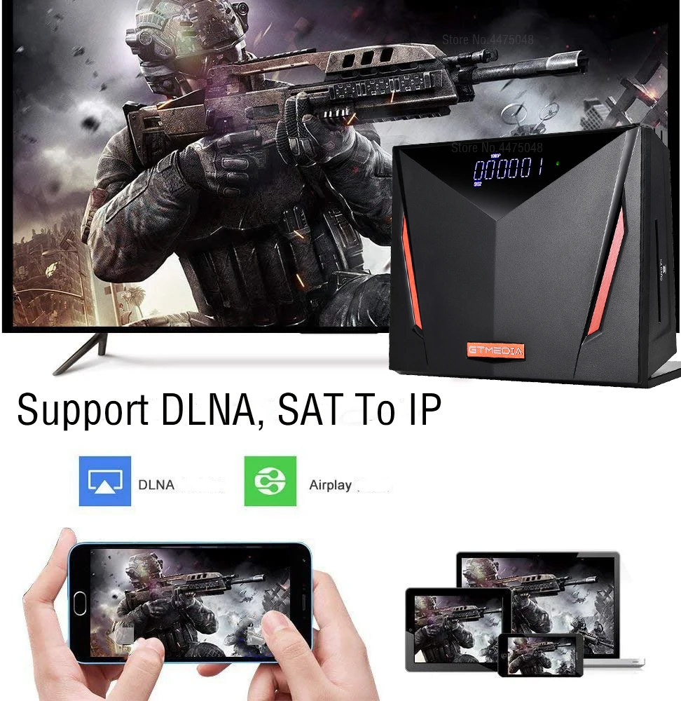 Спутниковый ресивер 4K HD GTMEDIA V8 UHD DVB-S2X/T/T2/ISDB-T/C/C2/ATSC HEVC 10bit TDT CCam TV декодер/тюнер box в