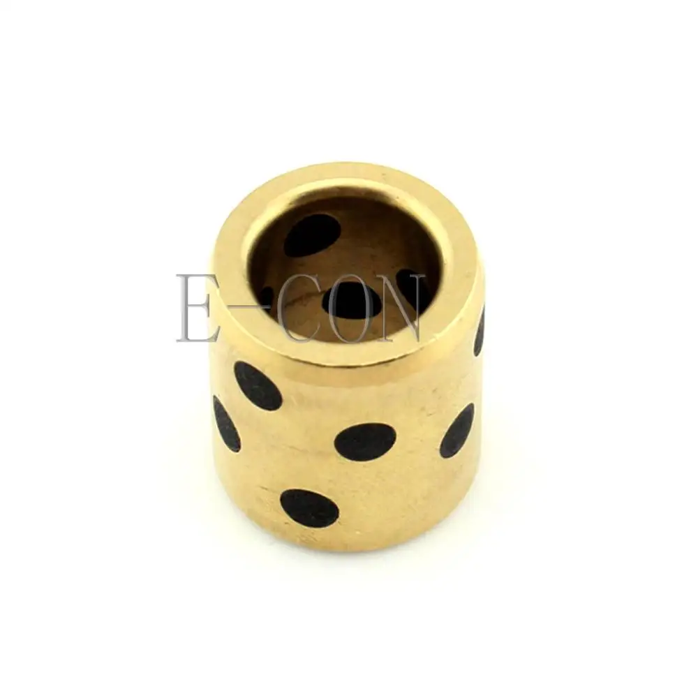

1PCS JDB Oilless Graphite Lubricating Brass Bearing Bushing Sleeve 8x12x8mm