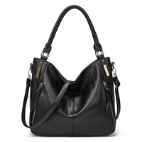2021 women shoulder bag luxury soft pu leather vintage handbag fashion casual high capacity messenger travel bag