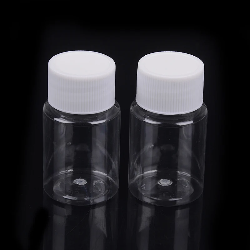 

2Pcs 30ml Plastic Paint Bottle Transparent Plastic Bottle Tool Parts