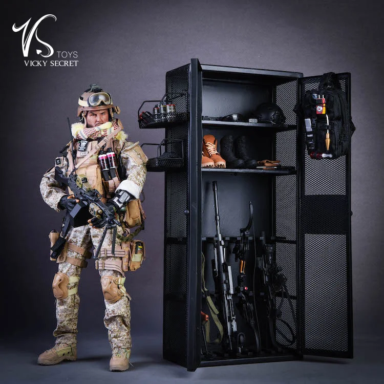 VSTOYS 18XG34 1/6 Metal Storage Weapon Cabinet for 12inch Action Figure Sence DIY | Игрушки и хобби