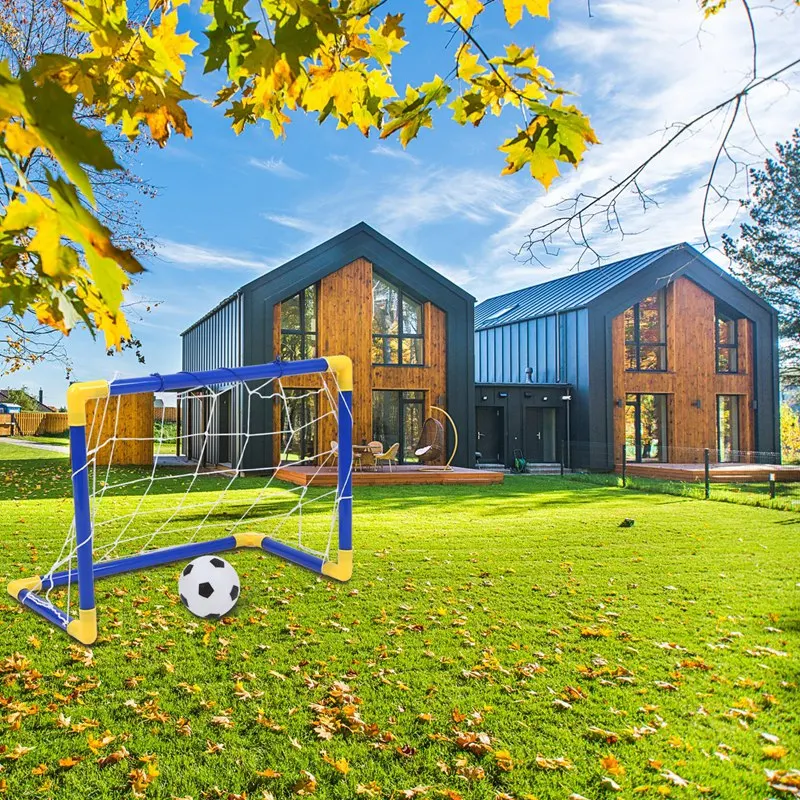 Детский Пластиковый складной футбольный мяч комплект из мяча и насоса | Спорт