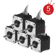 5pcs/lot 3D Printer 4-lead Nema17 Stepper Motor 42 motor Nema17 motor 42BYGH 1.5A (17HS4401S) motor for Ender 3 TT S