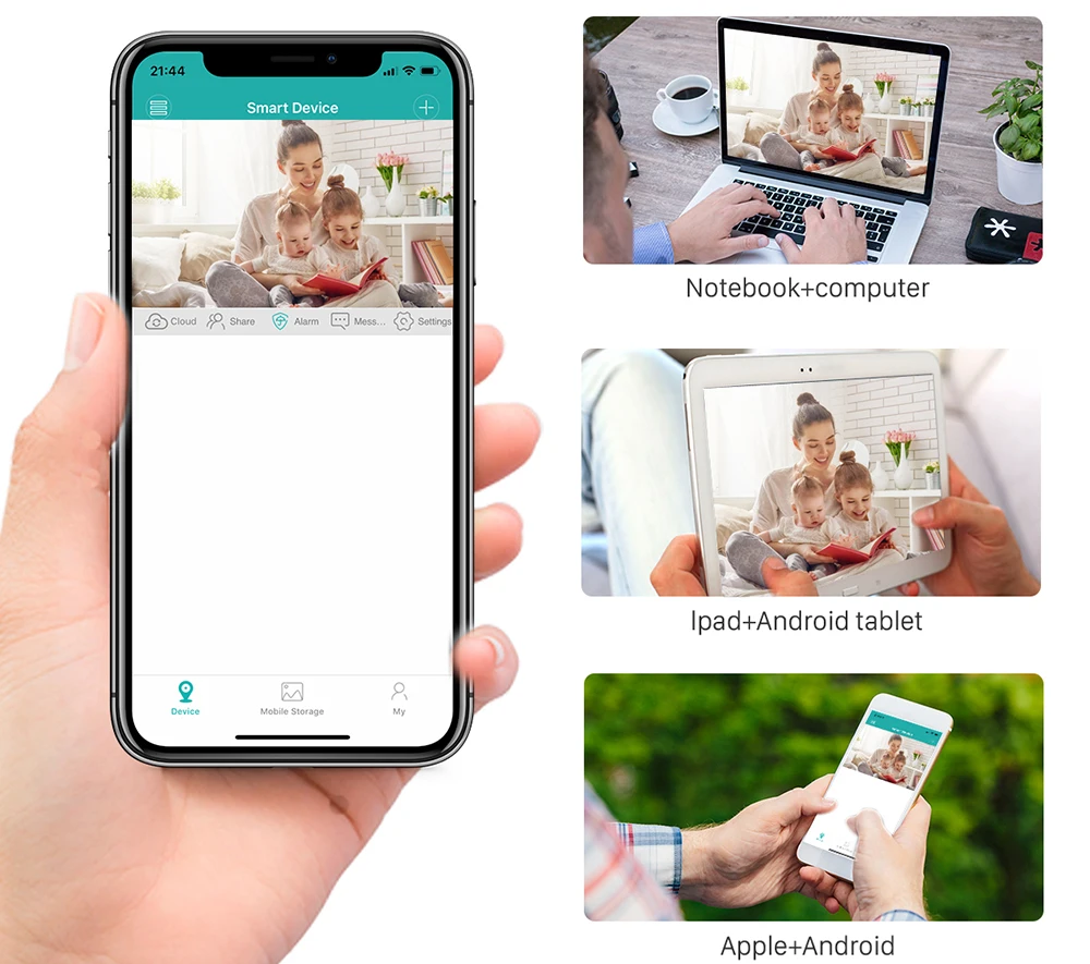 Беспроводная ip-камера USAFEQLO HD 1080P Wi-Fi P2P видеонаблюдения с Micro SD/TF слотом для карт iCsee