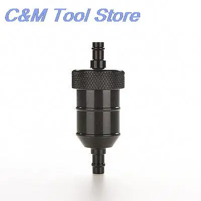 

6mm Universal Anodized alloy Oil Filters Motorcycle Dirt Bike ATV Quad Inline Oil Gas Fuel Filter 5 Colors 1Pcs New
