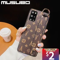 Musubo Brand Wristband Phone Case For Samsung Galaxy a71 A70 A52 A50 A72 21s S21 S10 Plus S20 Note Ultra Girls Funda Cover