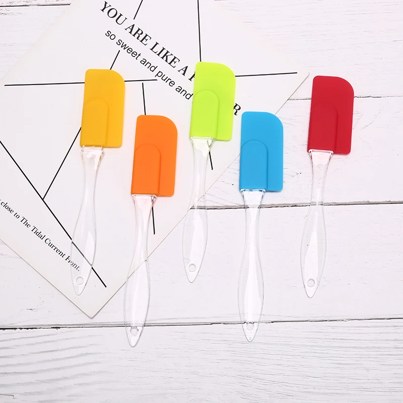 Силиконовый скребок для выпечки Шпатель приготовления пищи антипригарное масло