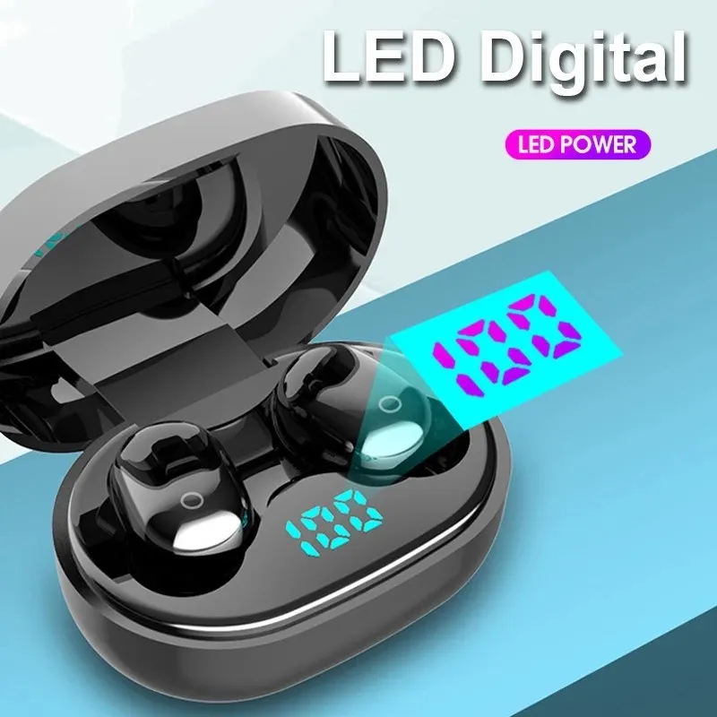 

5.0 Bluetooth Earphone Wireless Headphone Mini Bass Stereo Sound Earbuds In Ear IPX5 Waterproof TWS Airdots for Xiaomi Redmi