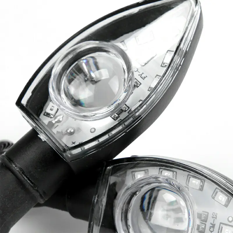 DERI 4 шт. 12 В мотоциклетные СВЕТОДИОДНЫЕ указатели поворота мигающий свет