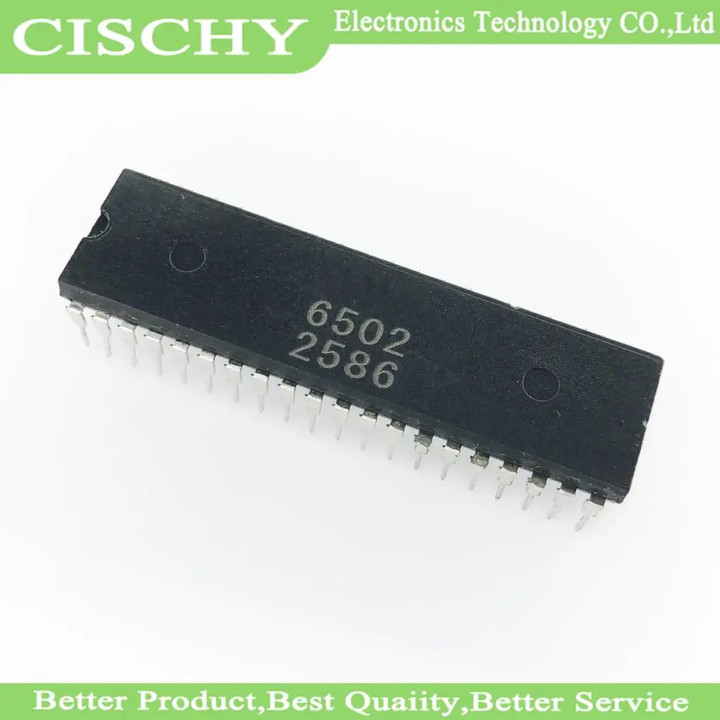1 шт./лот MOS6502 6502B винтажный процессор/процессор. 6502 MOS6502AD 6502AD старым процессором.