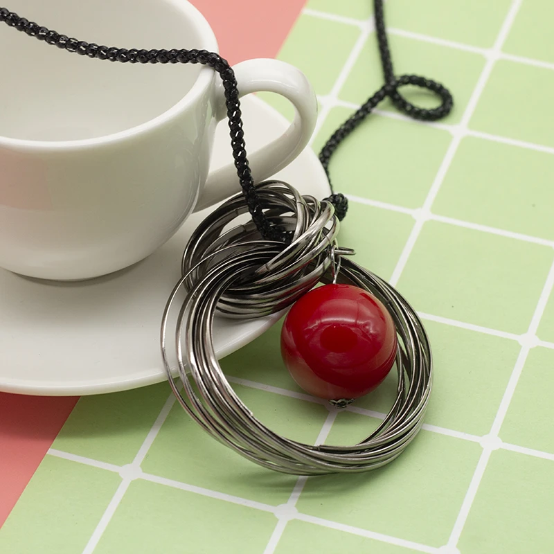 Новое поступление женское ожерелье с подвеской милое Универсальное длинное