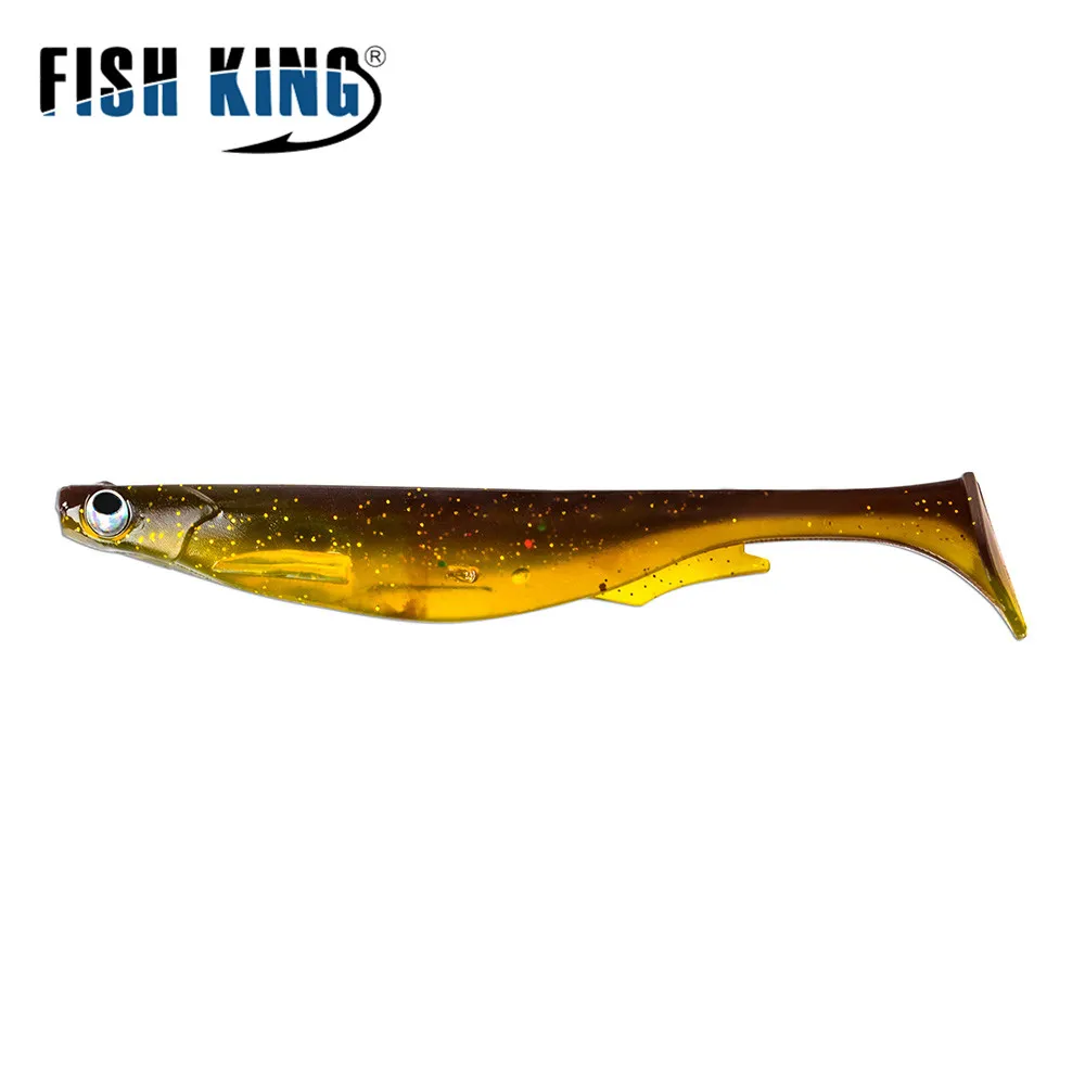 Рыболовная приманка FISH KING 5 шт./упак. Spark Shad мягкая рыболовная 101 мм/10 г 130 мм/20