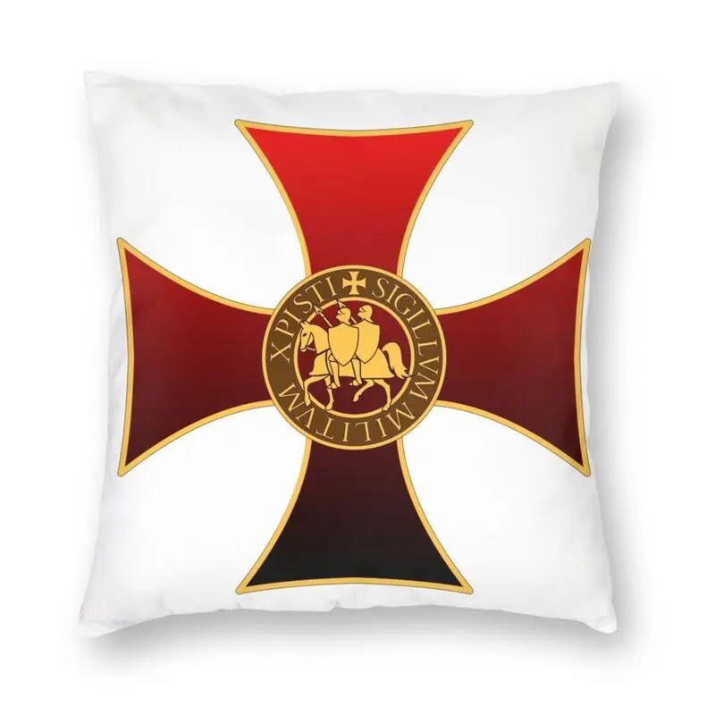 

Наволочка для подушки с принтом рыцари, темплар, кресты, домашний декор, 3D печать, средневековый крестовый воин, наволочка для дивана с двумя...