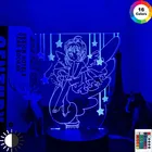3d светодиодный светильник, аниме кардкаптор Сакура для спальни, декор, светильник, подарок для детей на день рождения, манга, комната, стол, 3d лампа, кардкаптор Сакура