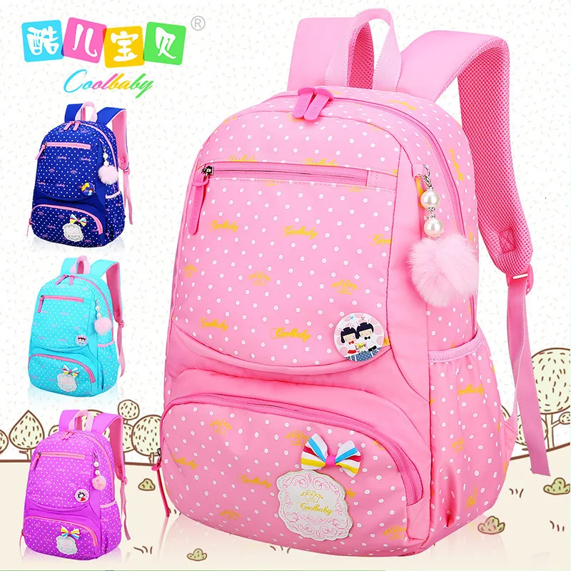 School Kids Bags Children school backpacks Waterproof Nylon girls princess schoolbags Printing Backpacks kids Book Bag Mochila