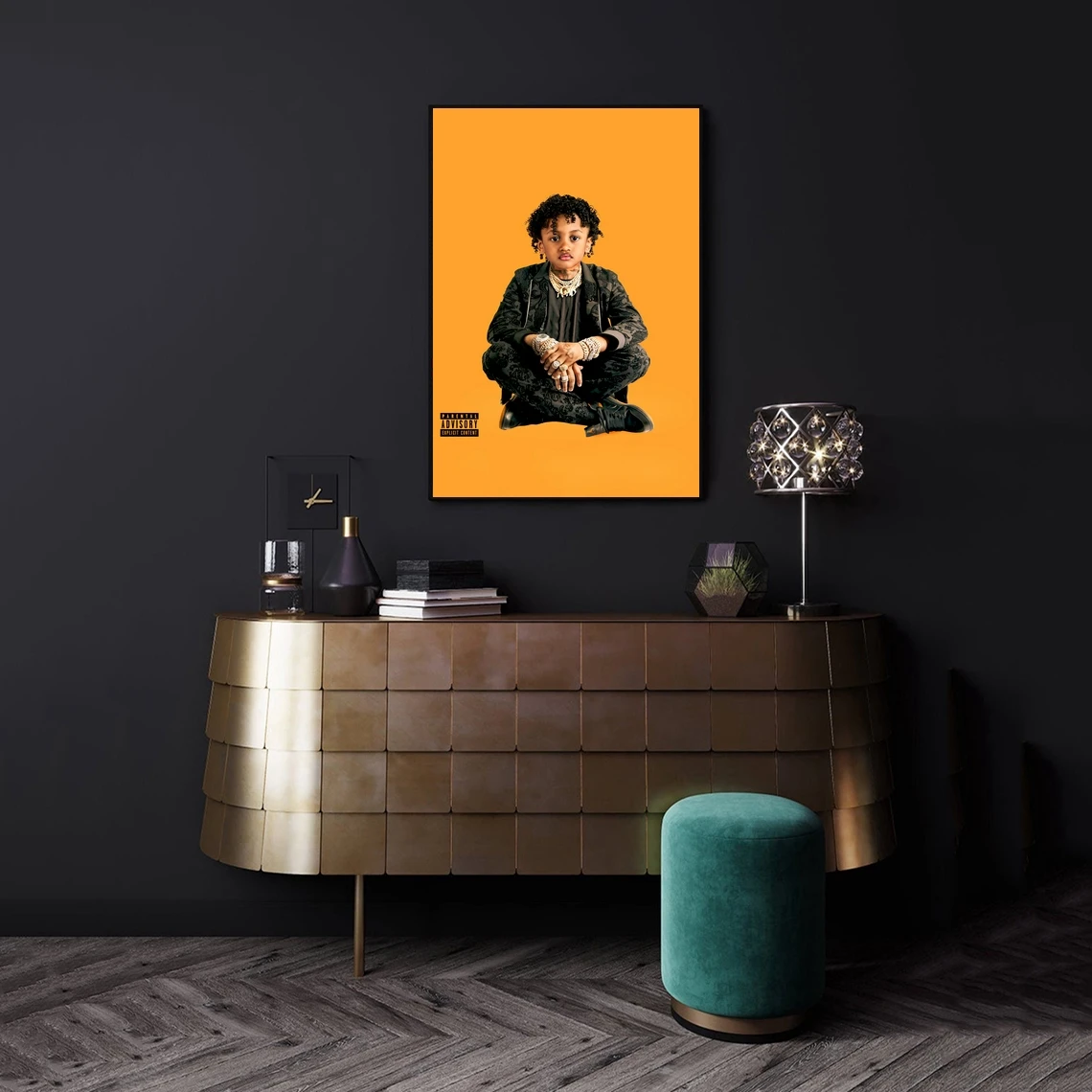 Плакат Joyner Lucas Evolution рэп хип-хоп поп-музыка печать на холсте со звездой (без рамки)