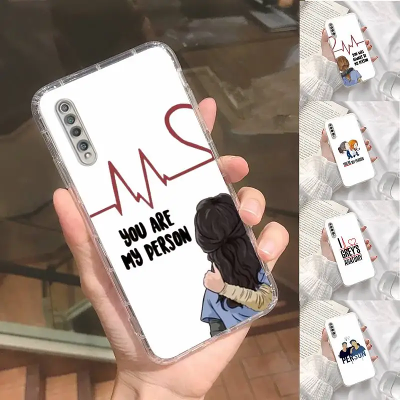 

Greys Anatomy Phone Case Transparent For Xiaomi Redmi note 3 9 7 4 8 8T 10 CC9E 11ULTRA T lite PLAY pro 4G 5G