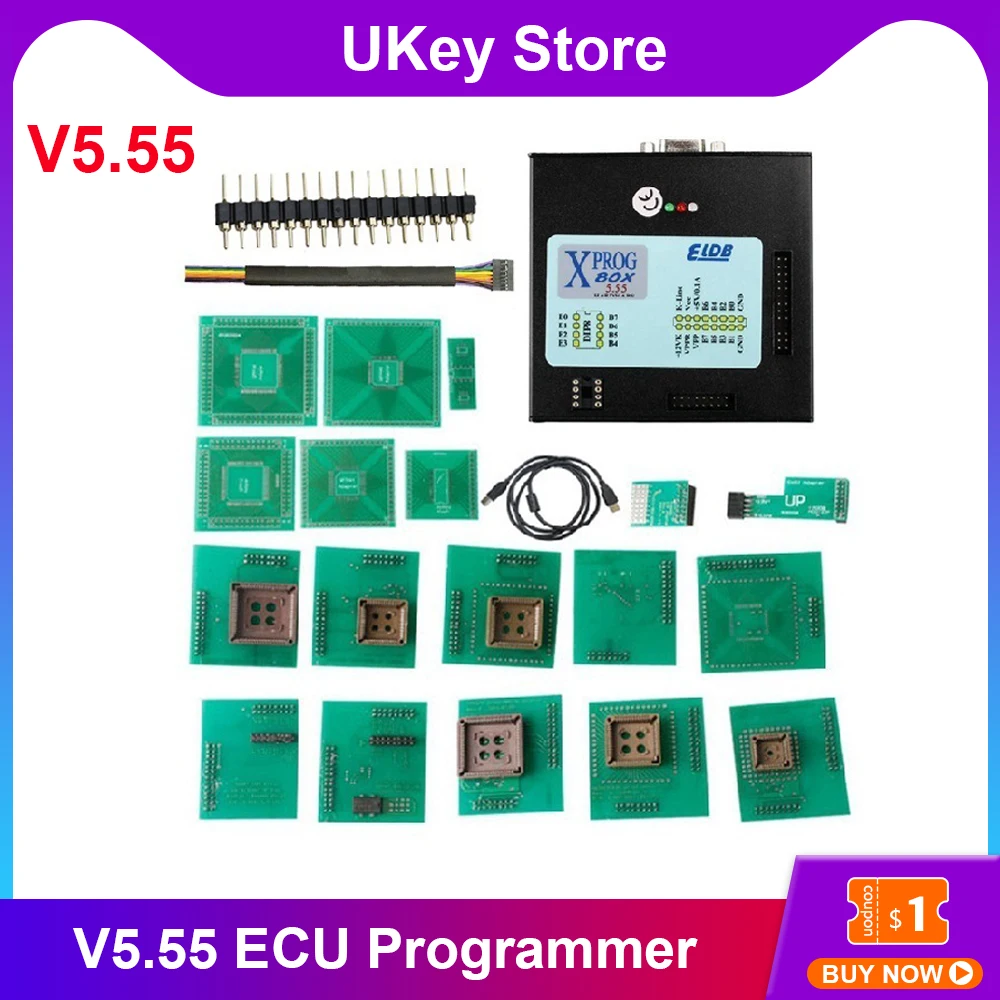 XPROG V5.55 ECU Programmer XPELDB 5.55 For BMW CAS4 DECYPATION Without Dongle XPELDB Full Adapters Better Than Xprog M V 5.50