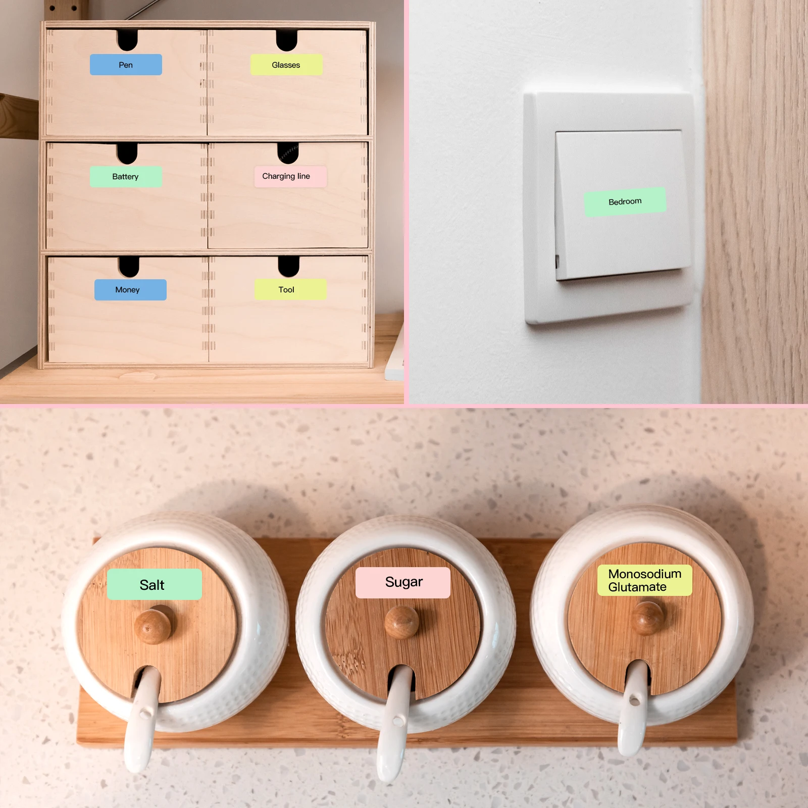 Цветная этикетка Aibecy самоклеящаяся термобумага рулон 14*50 мм 130 листов/рулон