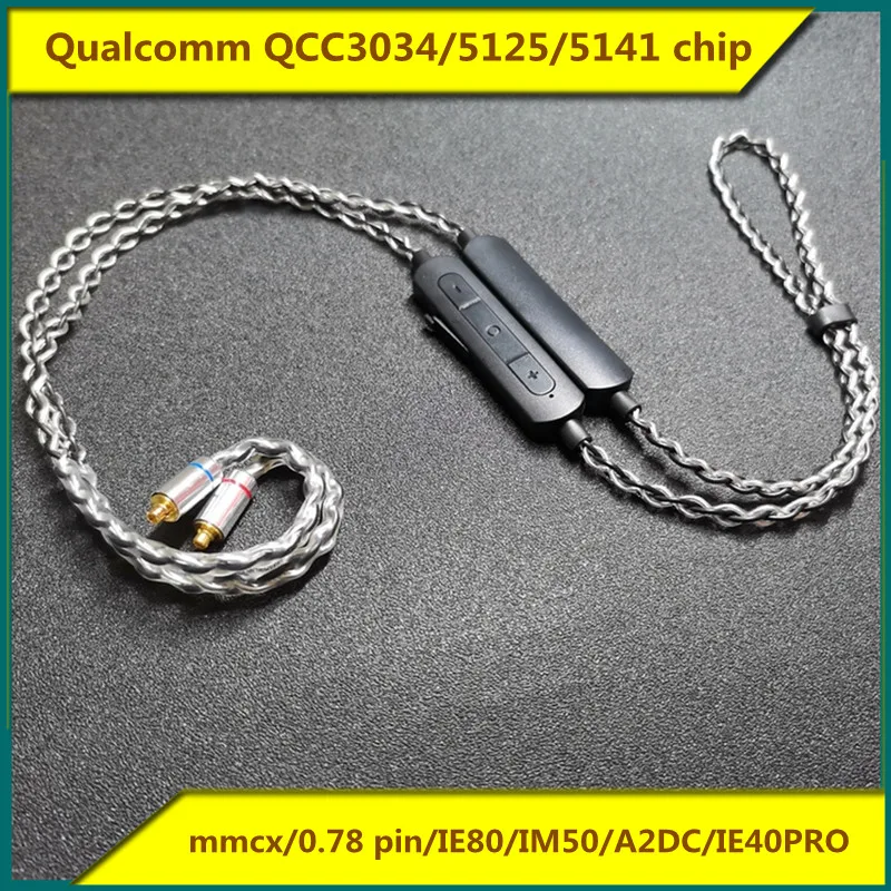 

Чип Qualcomm QCC3034 QCC5125, Bluetooth 5,2 чип, Беспроводная Bluetooth-гарнитура с кабелем фонаря Mmcx/0,78 Pin/IE80/IM50/A2DC/IE40PRO