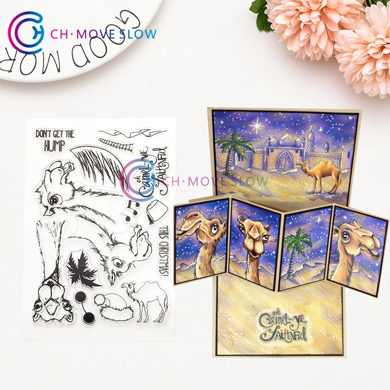 CH Camel ye верные штампы DIY Скрапбукинг карты трафарет бумажные ручной работы штамп