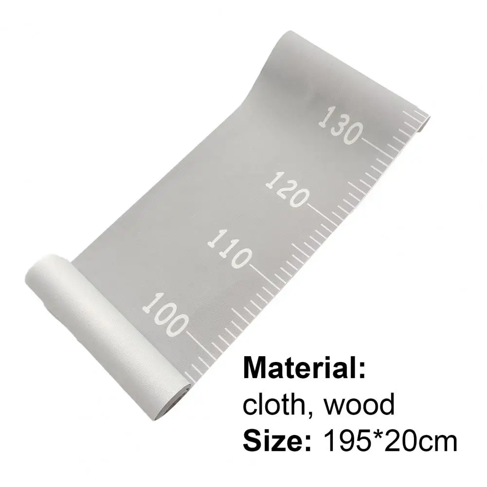 Диаграмма роста съемный Nordic Стиль однотонные Цвет измерение высоты линейка для