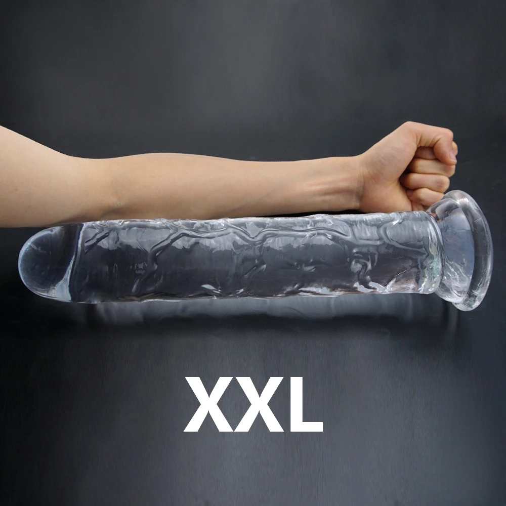 Эротический мягкий желеобразный фаллоимитатор Анальная пробка реалистичный