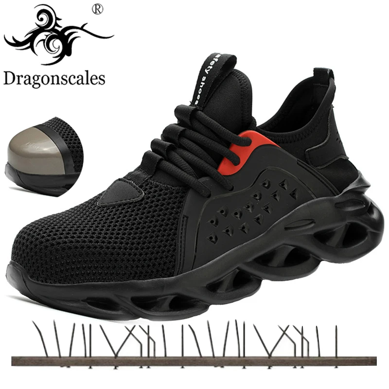 

Мужская Рабочая защитная обувь, летние дышащие ботинки со стальным носком, с защитой от ударов, 2020