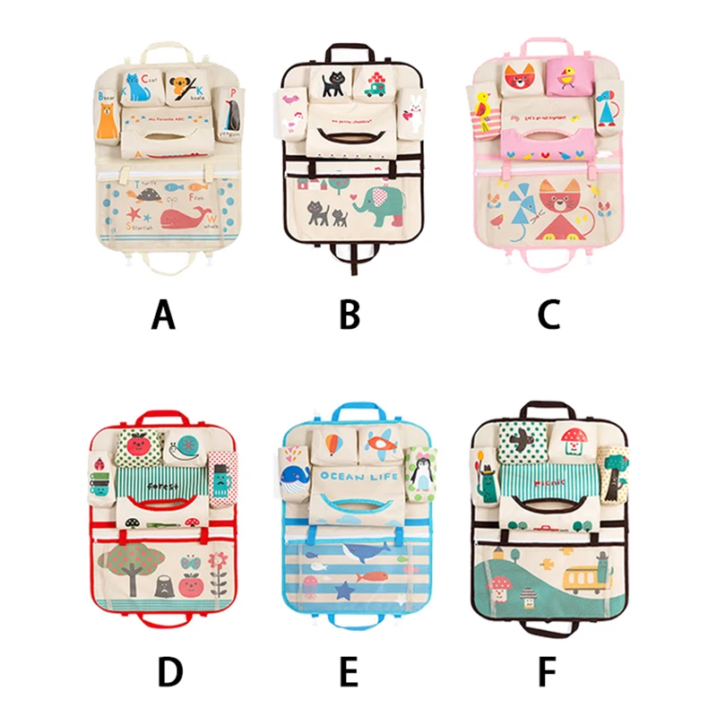 Мультипликационный автомобильный Органайзер подвесные сумки для автомобильных