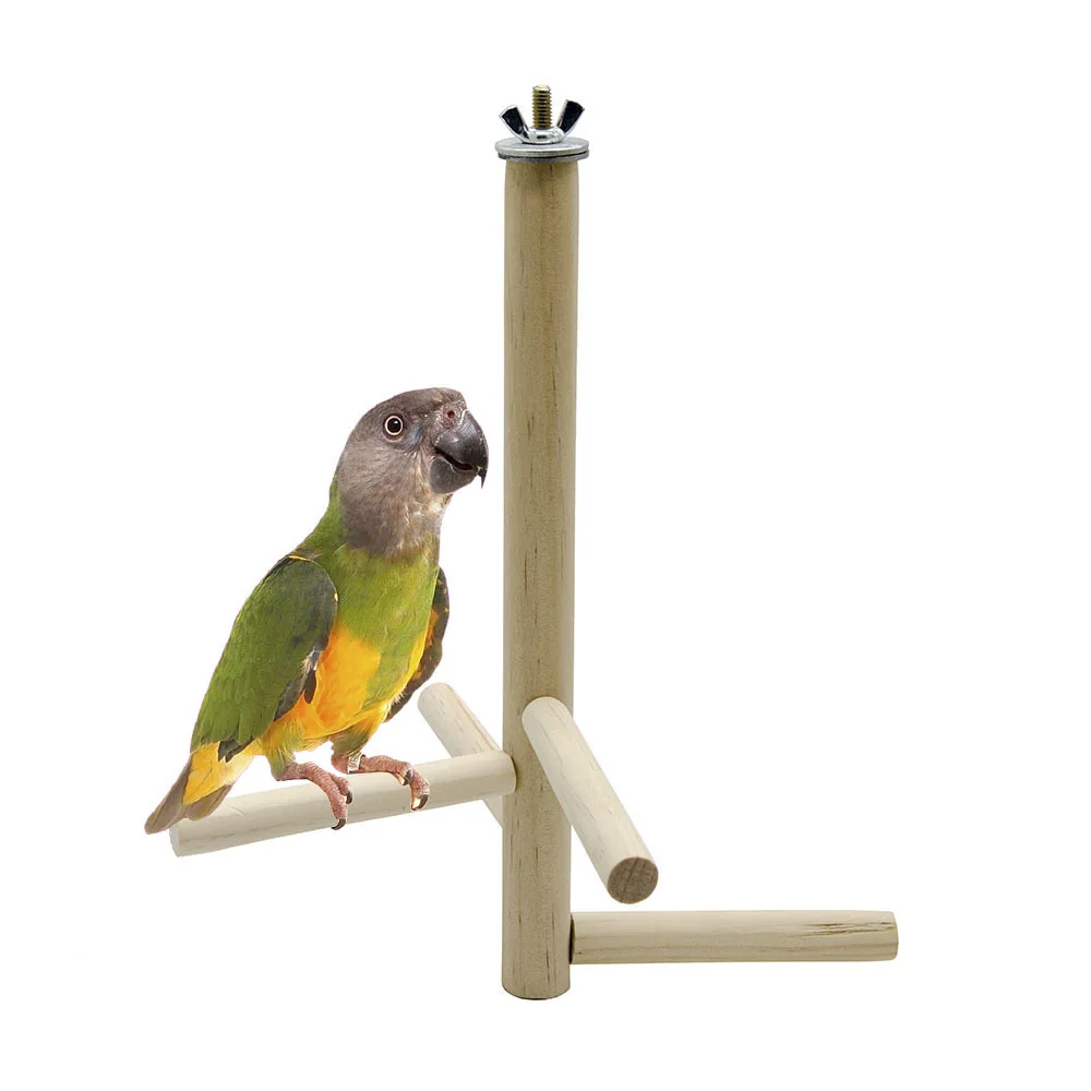 Птичий стенд окунь скалолазание Дерево Игрушка птичья клетка Декор деревянная