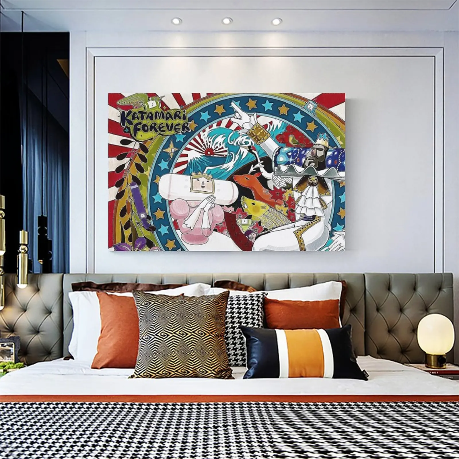 

Katamari Damacy Reroll Poster Poster Decorative Painting Canvas Wall Art Living Room Posters Bedroom Painting