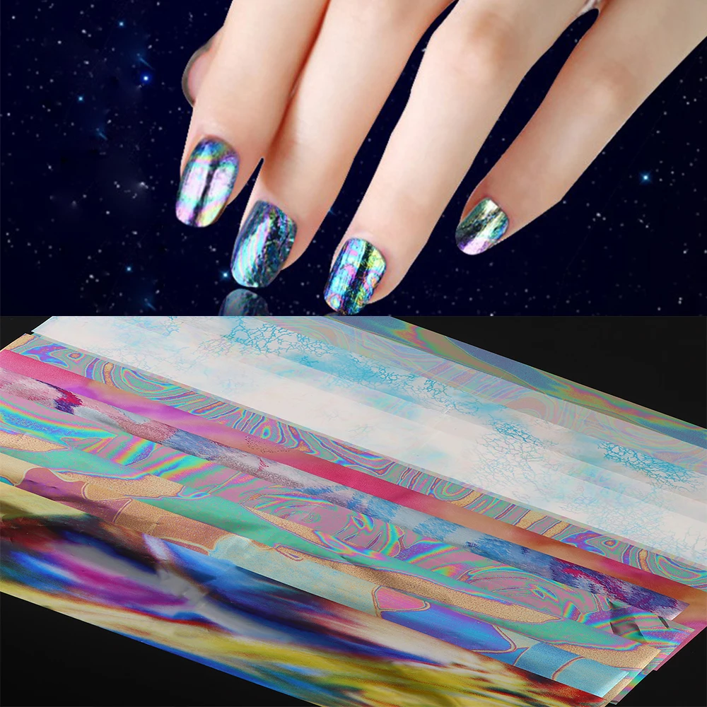 Звездная оболочка шаблон симфония разбитое стекло переводная фольга бумага