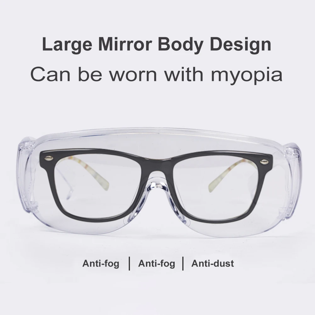 

Windproof Goggles Clear Lens Dustproof Full Protective Glasses Breathable Goggle For Men Women Cycling Anti-particle