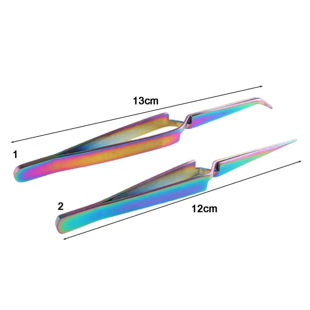 Красочный Пинцет из нержавеющей стали для крестообразного действия