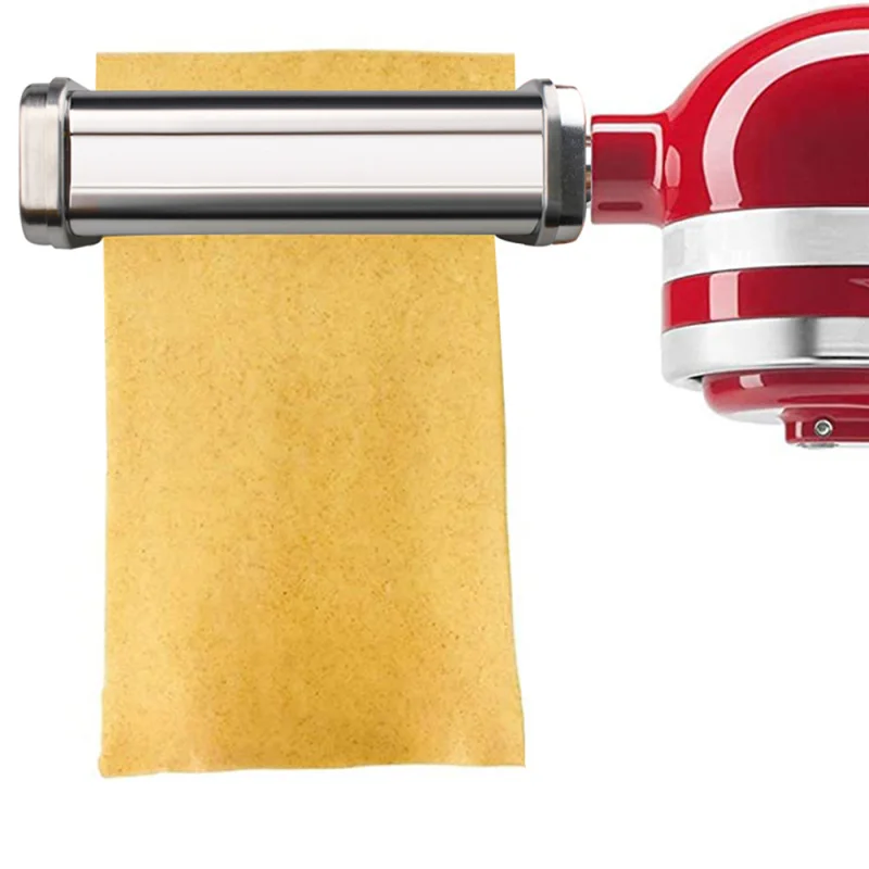 

2020 Noodle Makers Parts For Kitchen Fettucine Cutter Roller Attachment For Stand Mixers Kitchen Aid Pasta Food Processors Tools