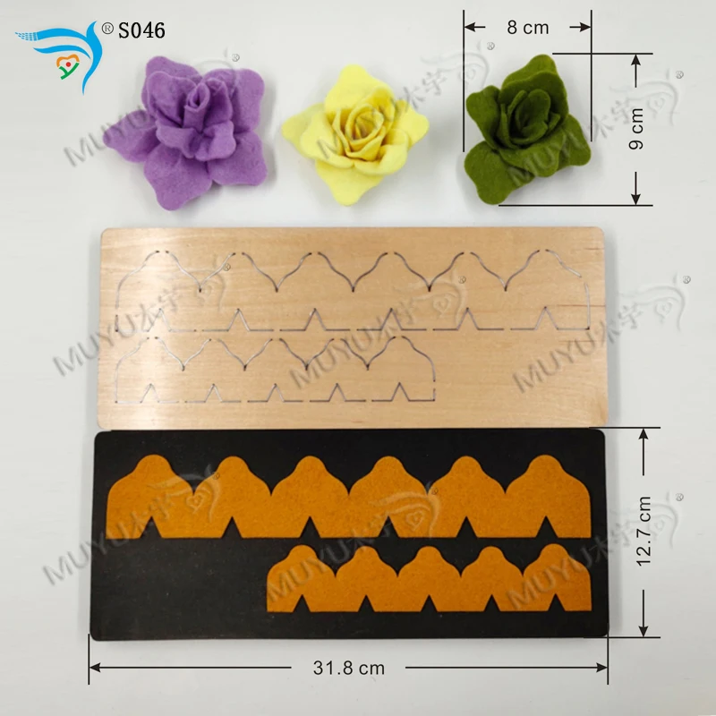 FLOWER S046/штанцевый нож новая деревянная форма Трафаретный вырубной штамп для
