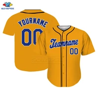 custom mesh baseball jersey for sporting personalize embroidery baseball jerseys button down designing mesh o neck shirts