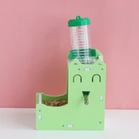 small pet water drinking bottle holder hamster rabbit food feeder dispenser animal hideout nest toy hamster accessories articles