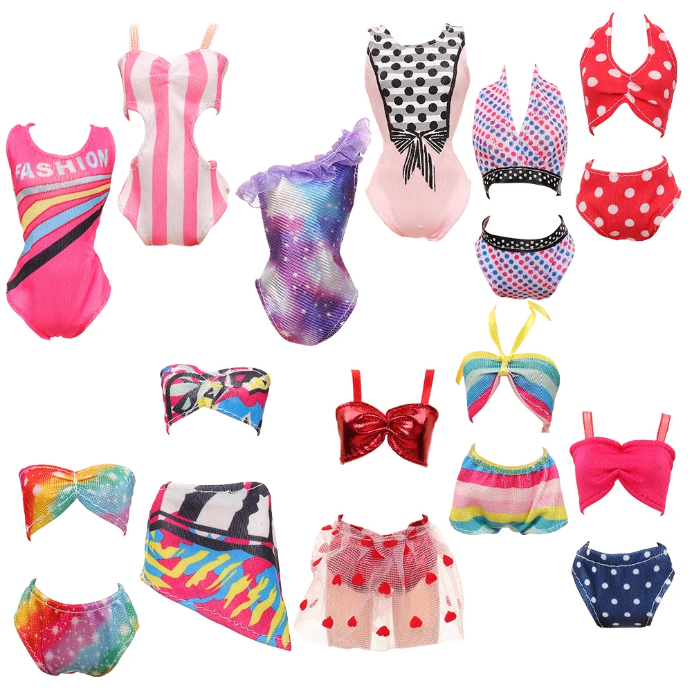 Barwa Fashion Handmade 30 Items/set= Random 4 piece Swimsuit + 6 Split 20 shoes For Barbie Doll Best Gilr Gift | Игрушки и хобби